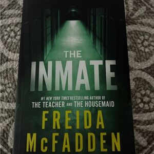The Inmate by Freida McFadden - Green & Black Paperback